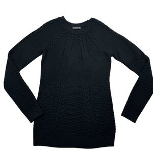 Patty Boutik Black Tunic Sweater Size L